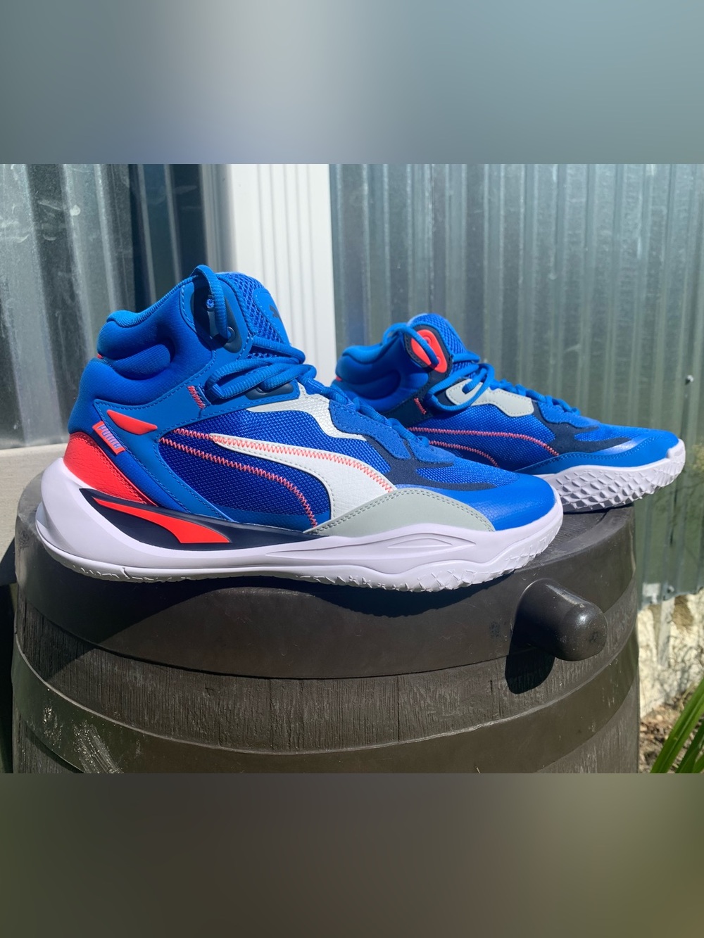Men’s PUMA Playmaker Pro Mid ‘Persian Blue’
Puma 377902-08
Size 10